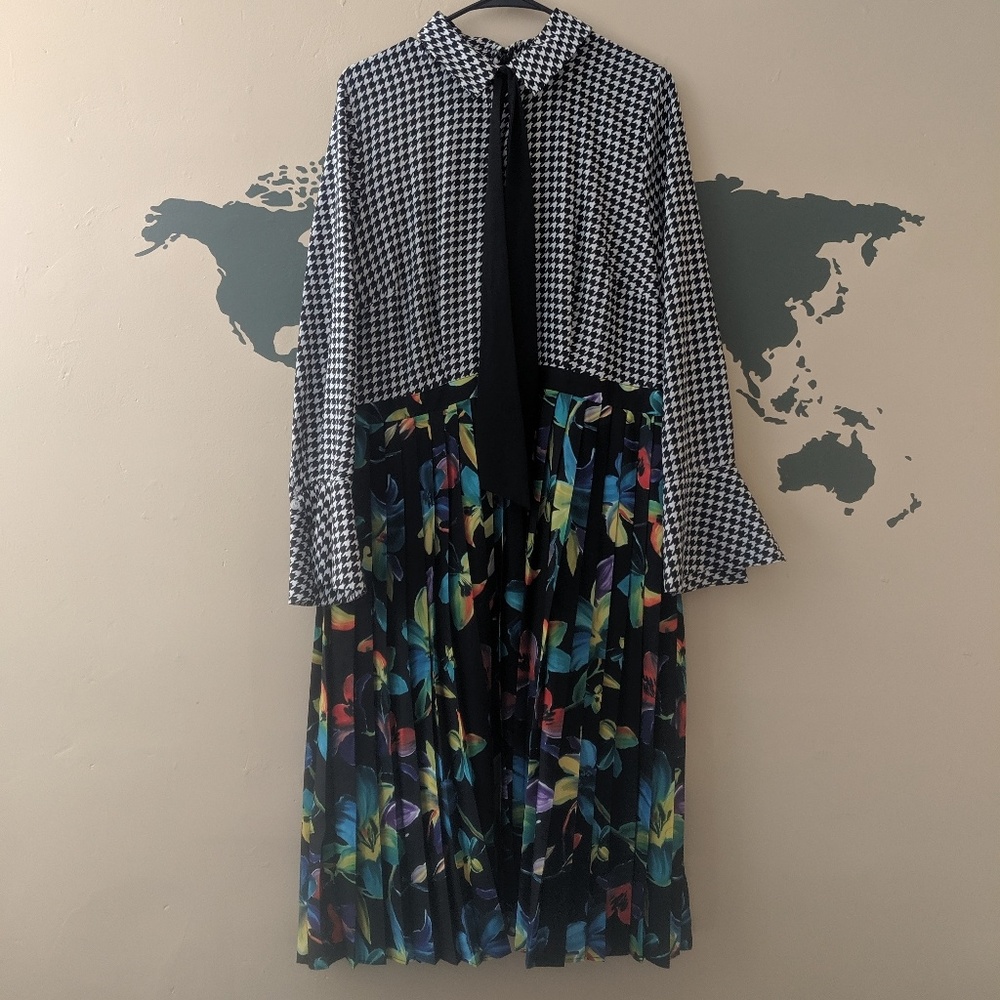 Eloquii Dress with Ribbon Tie